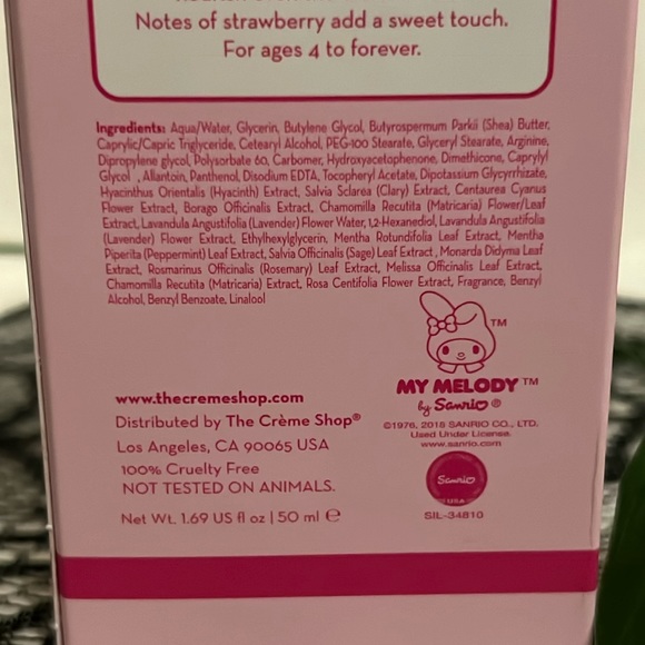 SANRIO x The Crème Shop My Melody Handy Dandy Cream - Strawberry Cake LIMITED - Picture 4 of 4